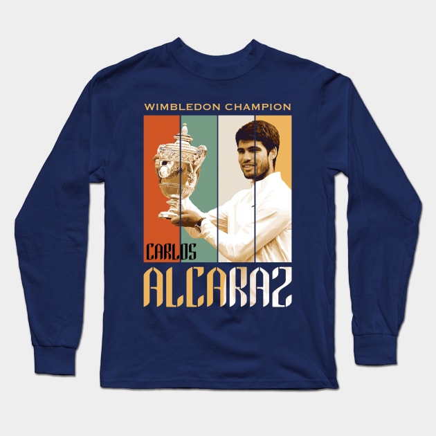 Carlos Alcaraz Long Sleeve T-Shirt by BAJAJU